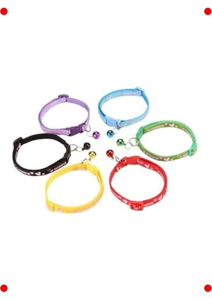 Mor Ayarlanabilir Güvenli Kedi Boyun Tasması