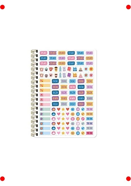 2023 A5 Sert Kapak Haftalık Planlayıcı Ajanda modelleri