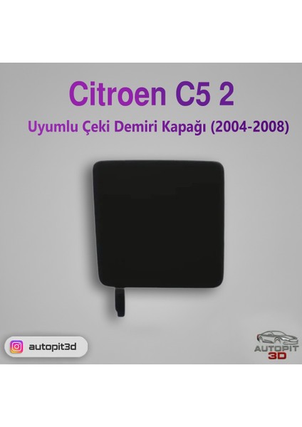 Citroen C5 2 Uyumlu Çeki Demiri Kapağı (2004-2008)