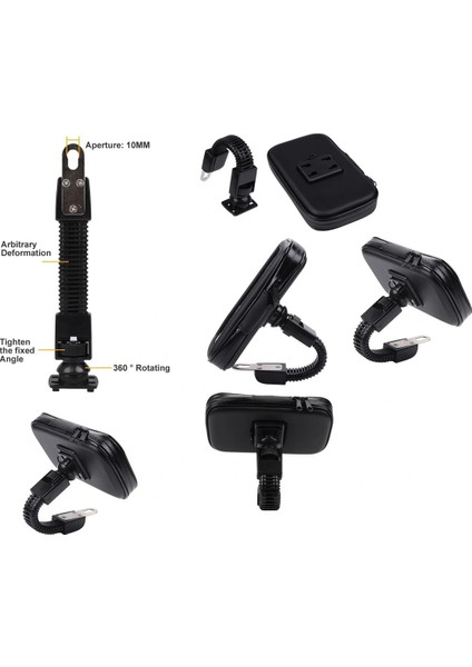 Bisiklet ve Motosiklet Su Geçirmez Telefon Tutucu 6.2&quot; fırsatları