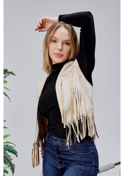 Scuba Suet Püsküllü Yelek