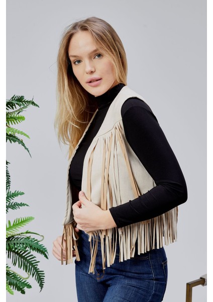 Scuba Suet Püsküllü Yelek modelleri