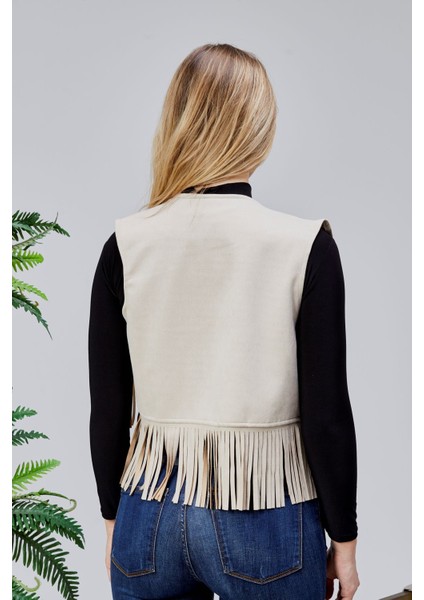 Scuba Suet Püsküllü Yelek fırsatları