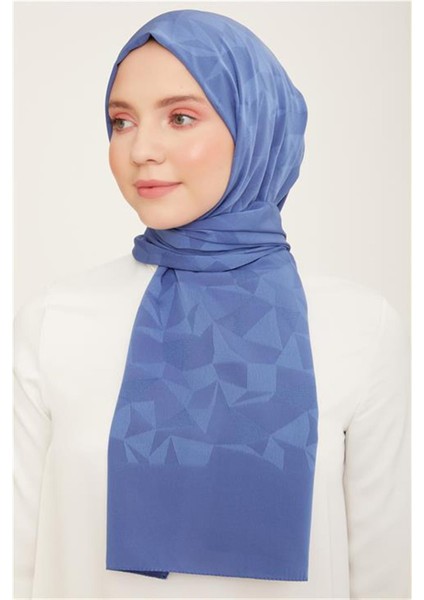 Trend J.capri Mavi Desenli Şal 7 - 125