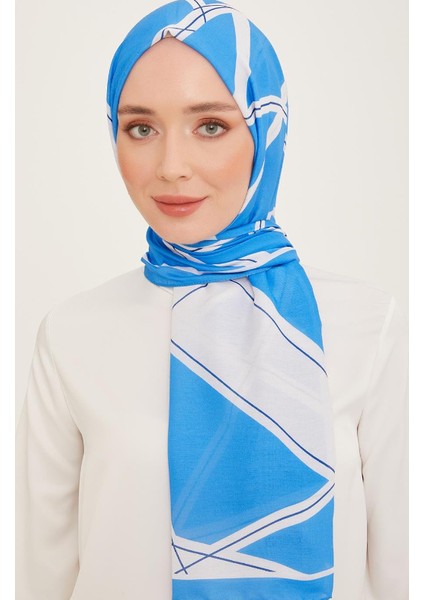 Trend Şal 10003 - 08 Mavi