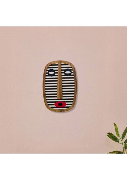 Deco Mask Duvar Panosu - Beyaz - 20 cm