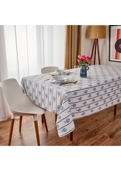 Soft Granny Summer Deni Masa Örtüsü - Ekru - 145X220 cm