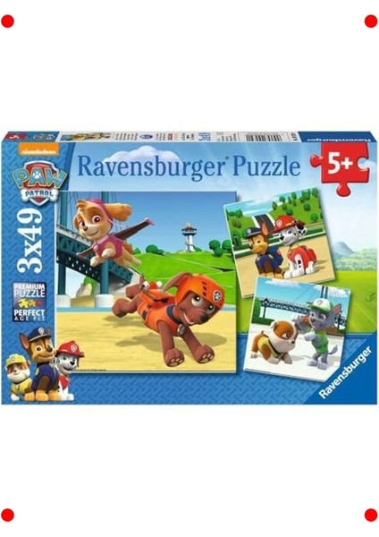 3'lü Seri 49 Parça Çocuk Yapboz Seti