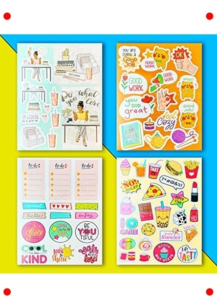 Rengarenk Özel Tasarım Çıkartma Kitabı modelleri