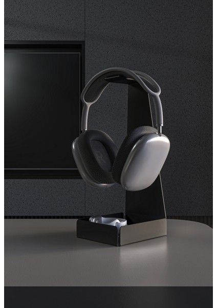 Metal Kulaklık Standı Hazneli – Kulaküstü Kulaklık Askılığı Masaüstü Düzenleyici Organizer fiyatları