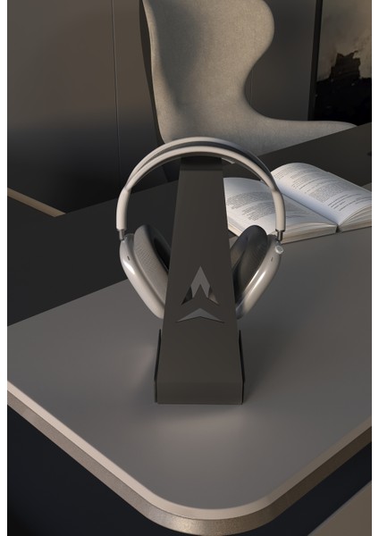 Metal Kulaklık Standı Hazneli – Kulaküstü Kulaklık Askılığı Masaüstü Düzenleyici Organizer