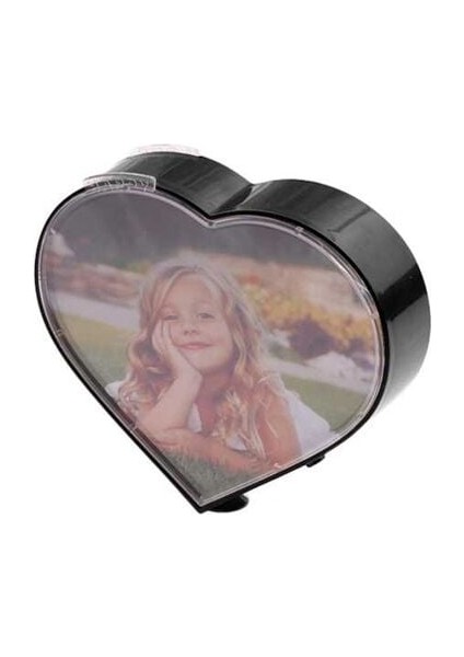 Kalp Şeklinde Sihirli Dönen Fotoğraf Çerçevesi