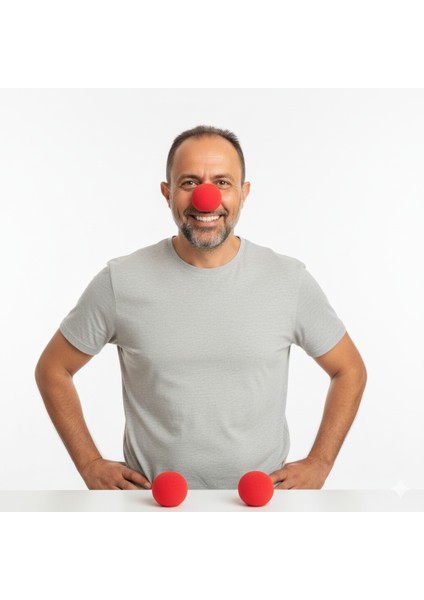 2 Adet Palyaço Burnu Sünger Palyaço Burnu