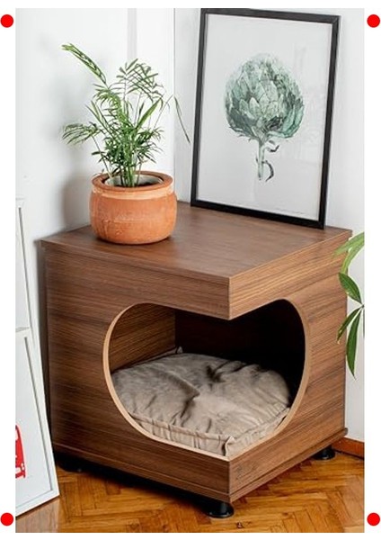 Üstü Kapalı Lüks Evcil Hayvan Yuvası - Kedi & Köpek fırsatları