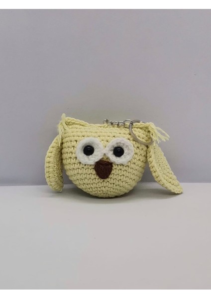 Amigurumi Sevimli Baykuş Anahtarlık & Çanta Süsü El Yapımı