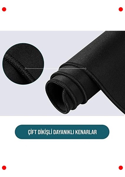 Geniş Oyuncu Mouse Pad 90X40 cm - Dikişli Kenarlı indirimleri
