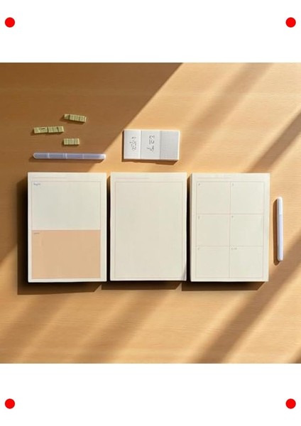 Masaüstü Planlayıcı Seti - Bugün & Yarın & Haftalık