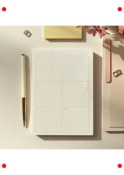 Masaüstü Planlayıcı Seti - Bugün & Yarın & Haftalık fiyatları