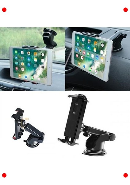 Teleskopik Vantuzlu Araç Telefon & Tablet Tutucu fırsatları