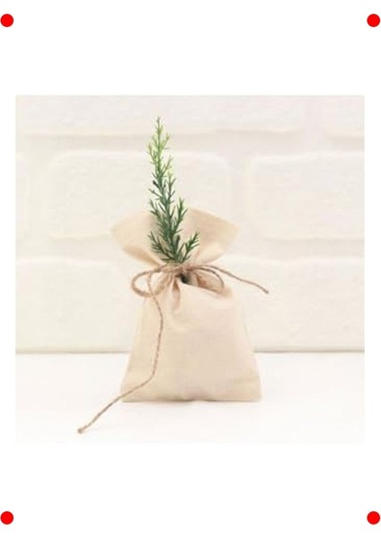 Düz Krem Ham Bez Kese - 10X15 Cm, 10 Adet