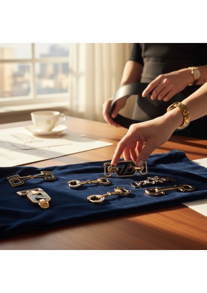 Metal Tokalar 5’li Set – Çanta, Ayakkabı ve Kemer Süsleme Için Dekoratif Aksesuar indirimleri