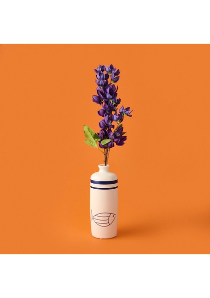 Deco Enkianthus Yapay Çiçek - Mor - 87 cm