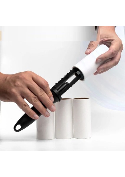 4 Yedekli Tüy Toplama Rulosu 240 Yaprak Evcil Hayvan Elbise Yatak Tüy Saç Toplayıcı fırsatları