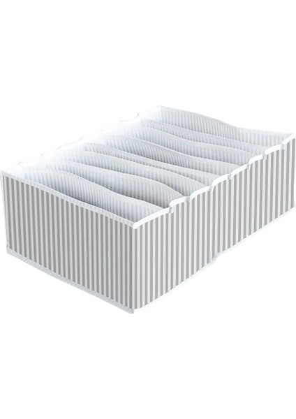 8 Bölmeli Xl Pratik Bölmeli Çekmece Düzenleyici Organizer(Iç Çamaşırı Kravat Çorap Düzenleyici)