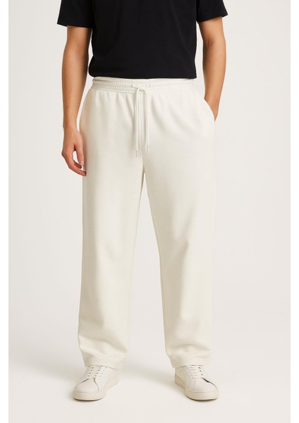 Erkek Düz Paça Rahat Kesim Premium Kumaş Eşofman Altı fiyatları