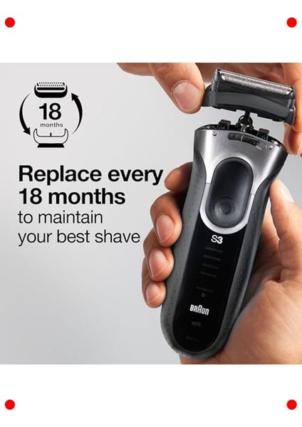 Tıraş Makinesi Yedek Başlığı 32B (Siyah) fırsatları