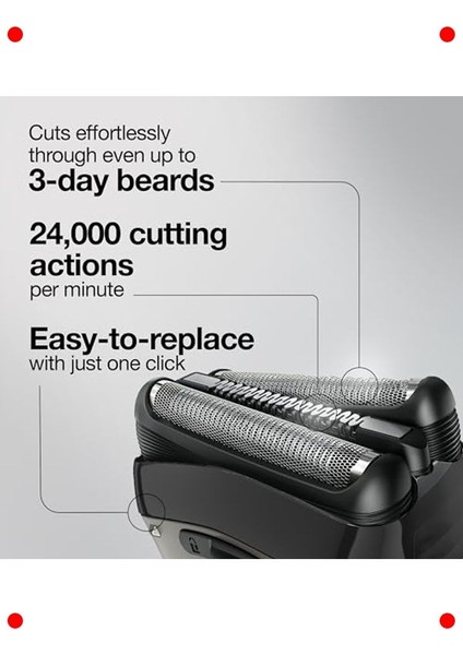 Tıraş Makinesi Yedek Başlığı 32B (Siyah) indirimleri