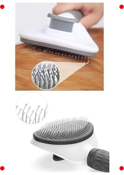 Otomatik Temizlenen Evcil Hayvan Tarağı - Gri fiyatları