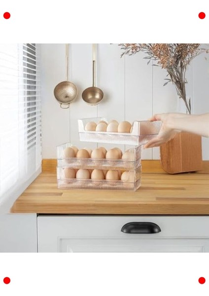 Şeffaf Yumurta Saklama Kabı (10'lu) - Buzdolabı Düzenleyici modelleri