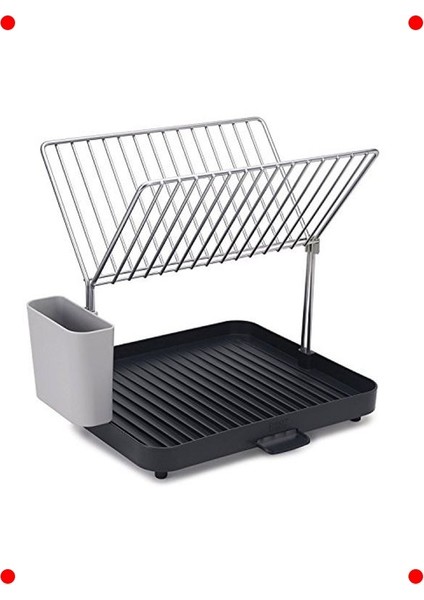 Modüler 2 Parçalı Bulaşık Kurutmalık - Gri