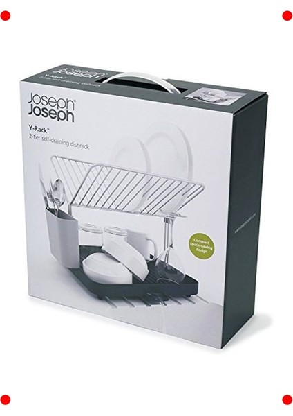 Modüler 2 Parçalı Bulaşık Kurutmalık - Gri indirimleri