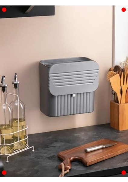 Askılı Mutfak Çöp Kovası 12 Litre - Tezgah & Dolap Uyumlu modelleri
