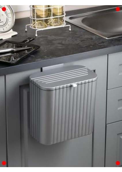 Askılı Mutfak Çöp Kovası 12 Litre - Tezgah & Dolap Uyumlu fırsatları