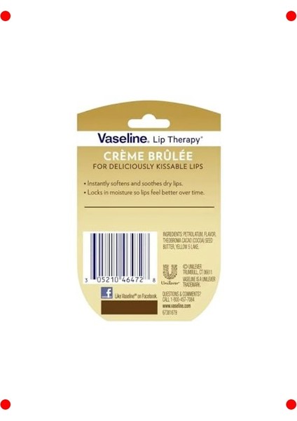 Dudak Nemlendirici Balm - Creme Brulee Aromalı 7gr fiyatları