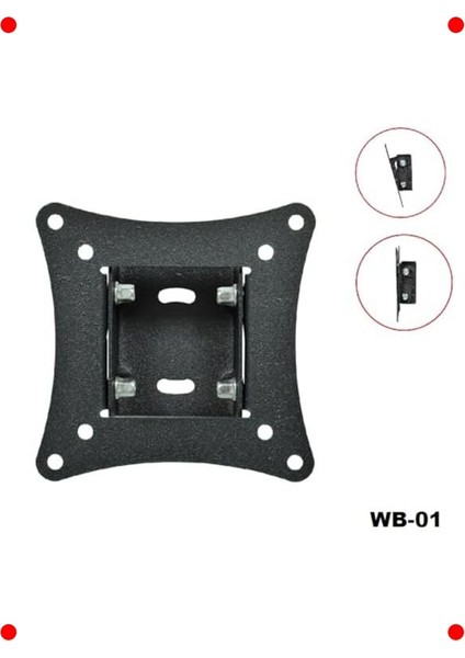 Kademeli Sabit Tv/monitör Askı Aparatı 19"-27" fırsatları