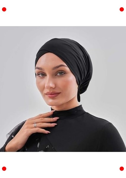 Kadın Tesettür Yüzücü Bone - Lastikli Bağlamalı fiyatları