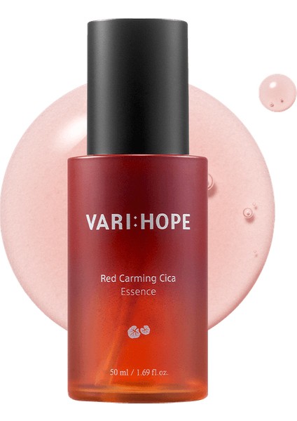Varı:hope Red Calming Cica Essence 50 ml Hassas Ciltler Için Yatıştırıcı Esans