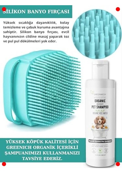 Şampuan Hazneli Evcil Hayvan Banyo Fırçası fırsatları