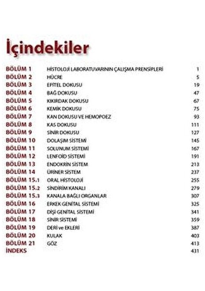 Histoloji Atlası Genişletilmiş 2.Baskı - Mukaddes Eşrefoğlu 452 Sayfa Türkçe modelleri