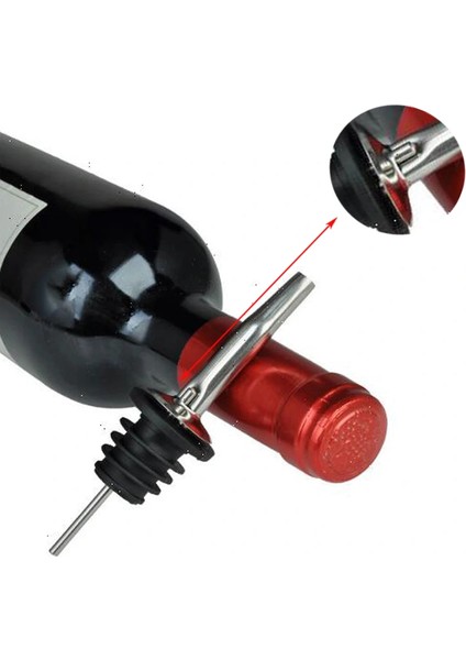 Şişe Ucu Servis Aparatı Damlalık Yağdanlık -Şişe Tıpa Sürekli Akışlı Hava Delikli fırsatları