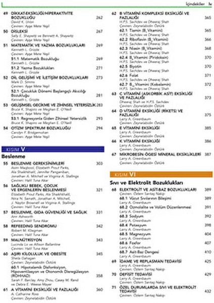 Nelson Pediatri Cilt 1-2 2021 Yılı Türkçe Basım indirimleri