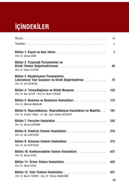 Koyun ve Keçi Hekimliği - Ender Yarsan fiyatları