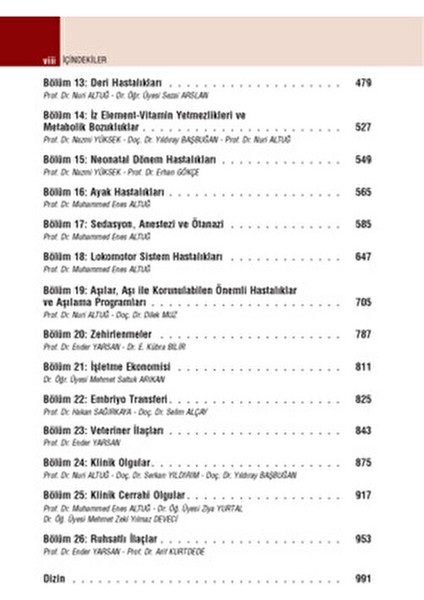 Koyun ve Keçi Hekimliği - Ender Yarsan modelleri