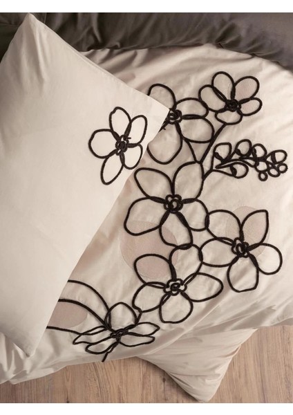 Cotton Box Brode Ranforce Çift Kişilik Nevresim Takımı Panos Kahve fiyatları