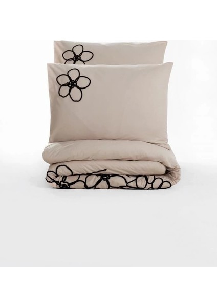 Cotton Box Brode Ranforce Çift Kişilik Nevresim Takımı Panos Kahve modelleri