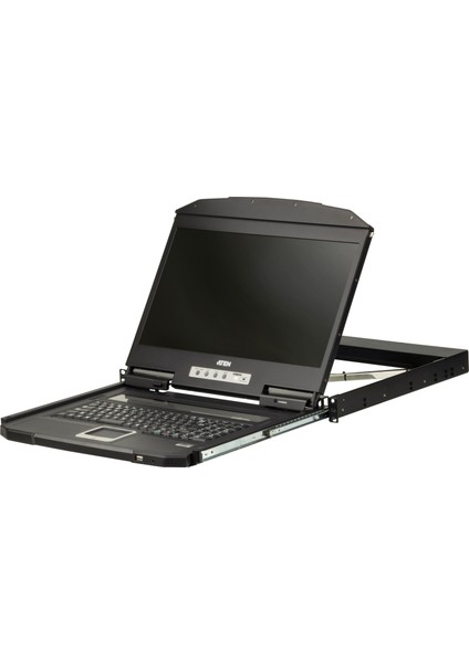 18.5 LCD Screen With Full Hd Resolution Of 1920 x 1080, Turkish Keyboard (Ultra Short Depth Single Rail Widescreen LCD Console (Usb, Hdmı))